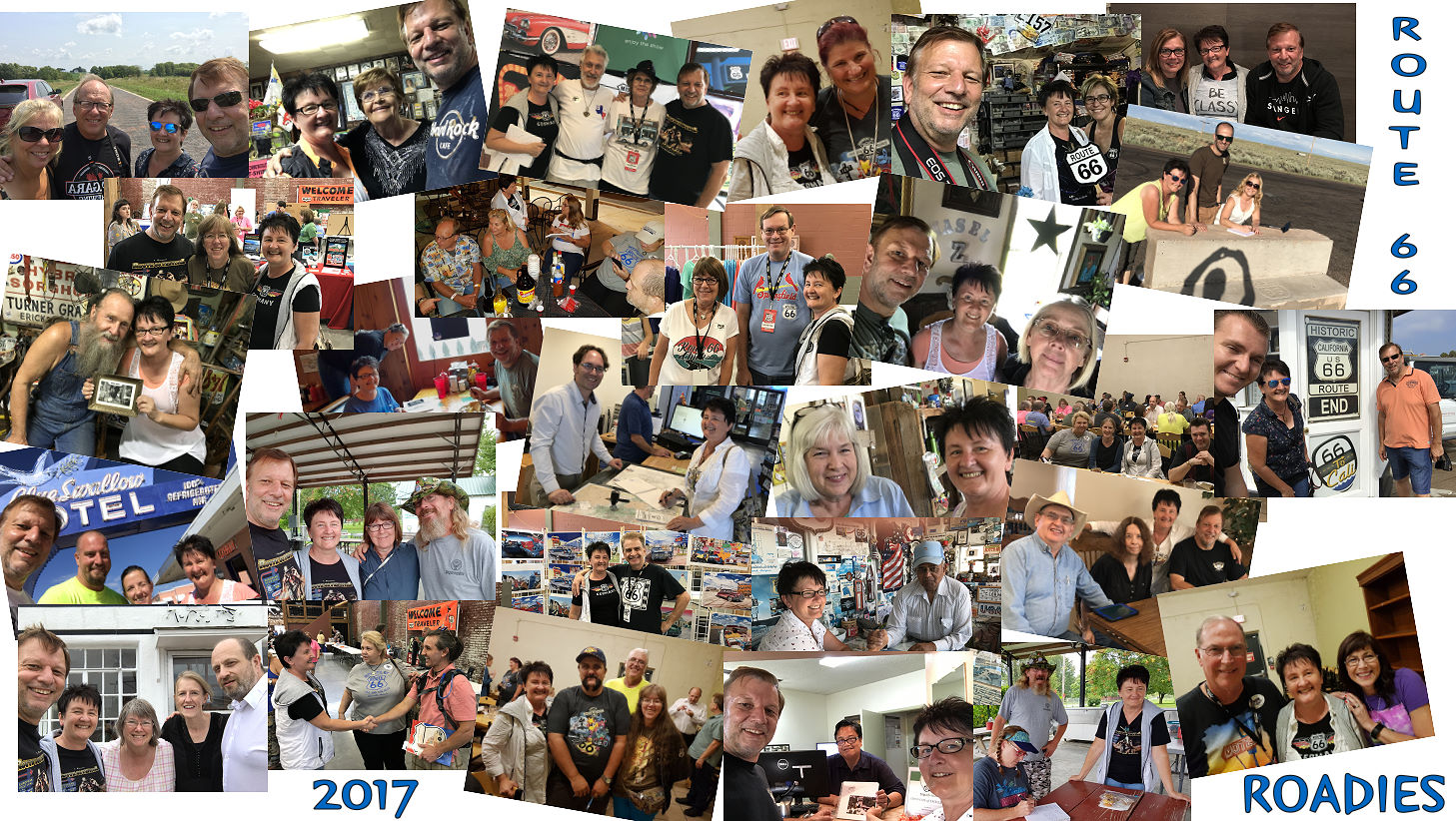 Roadies von unserem Road Trip 2017