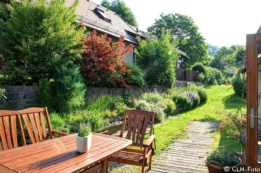 das onkel fritz - Entspannung in einer duftenden Umgebung von Kräutern und Blumen