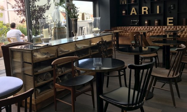 Bar und Frühstücksraum im Ruby Marie in Wien